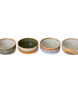 HKliving | 70S CERAMICS: DESSERT BOWLS - REEF