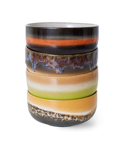 HKliving | 70S CERAMICS: DESSERT BOWLS - HUMUS