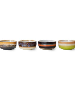HKliving | 70S CERAMICS: DESSERT BOWLS - HUMUS