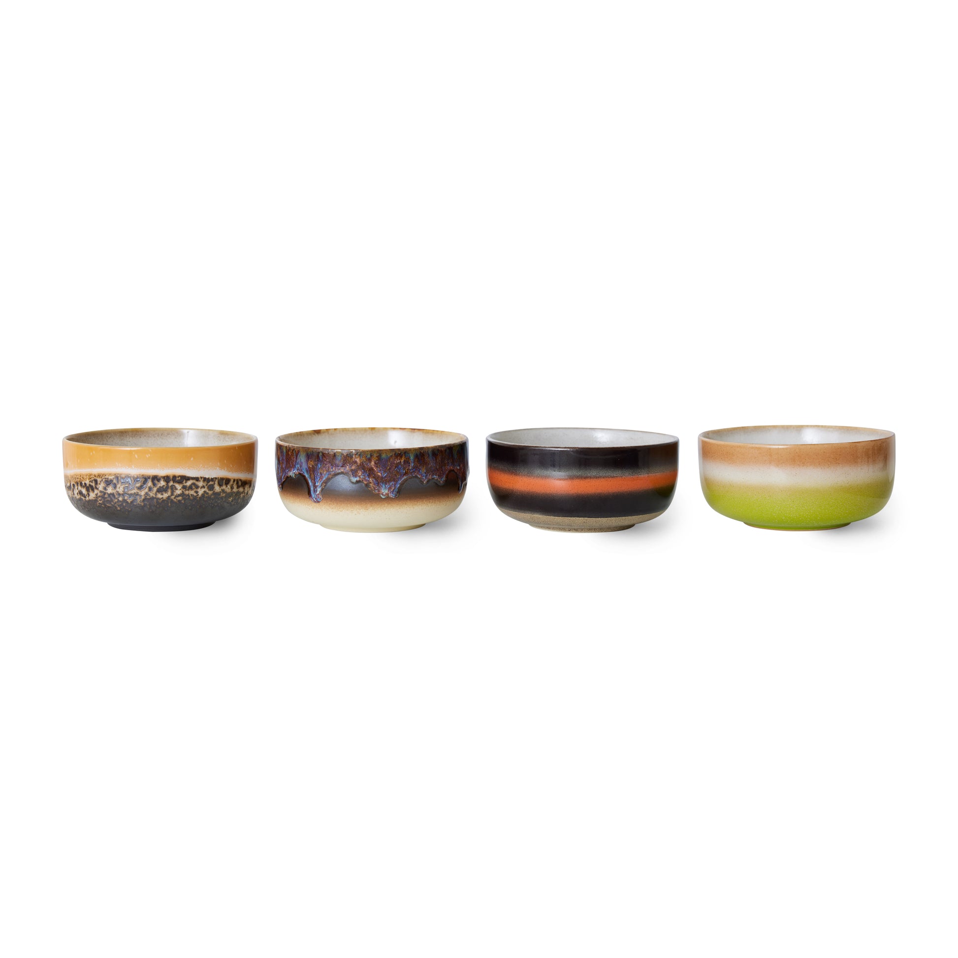 HKliving | 70S CERAMICS: DESSERT BOWLS - HUMUS