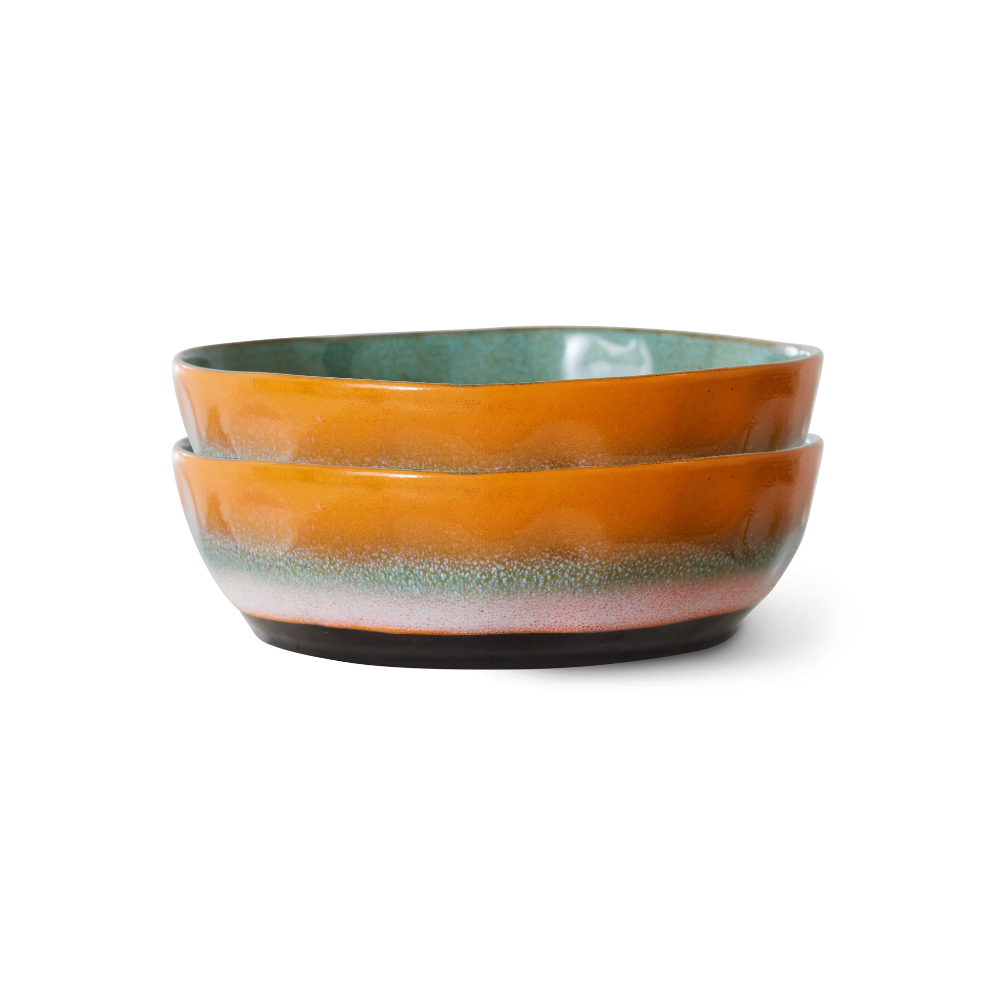 HKliving | 70S CERAMICS: PASTA BOWL - GOLDEN HOUR