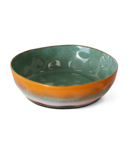 HKliving | 70S CERAMICS: PASTA BOWL - GOLDEN HOUR