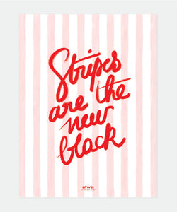 ATWTS | POSTER - STRIPE NEW BLACK