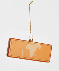 YUP IN DE BOOM | KERSTORNAMENT - BOARDINGPASS ORANJE