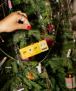 YUP IN DE BOOM | KERSTORNAMENT - BOARDINGPASS CURACAO