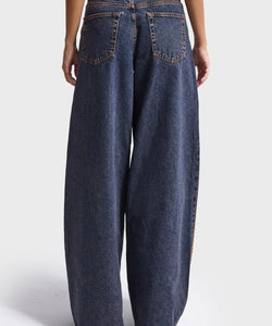 EMBROIDERY PALAZZO JEANS - WESTERN PRINT