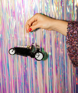 YUP IN DE BOOM | KERSTORNAMENT - BAKFIETS