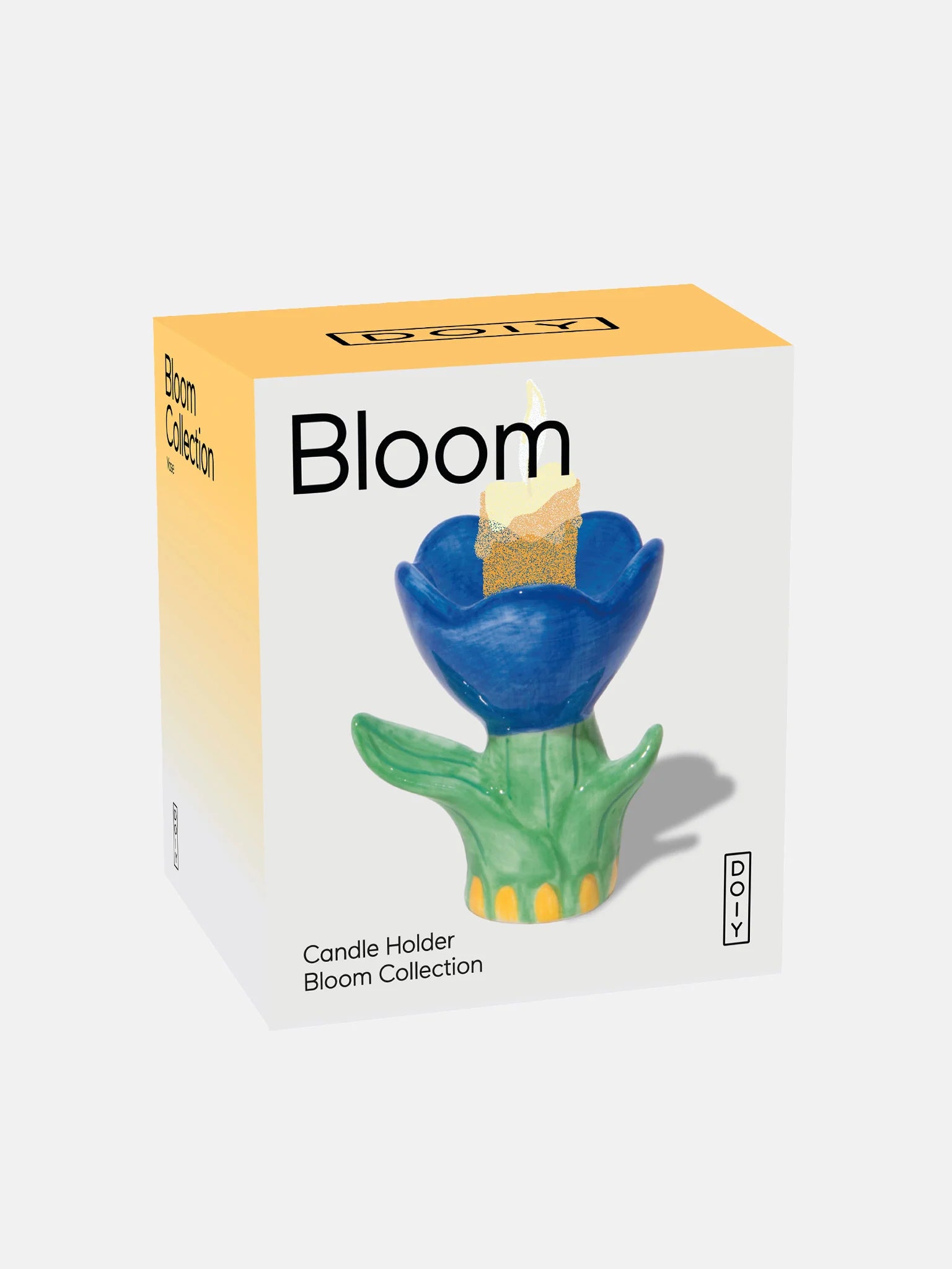 DOIY | CANDLE HOLDER BLOOM - BLUE