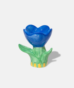 DOIY | CANDLE HOLDER BLOOM - BLUE