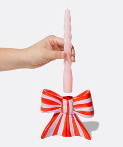 DOIY | CANDLE HOLDER BOW - PINK