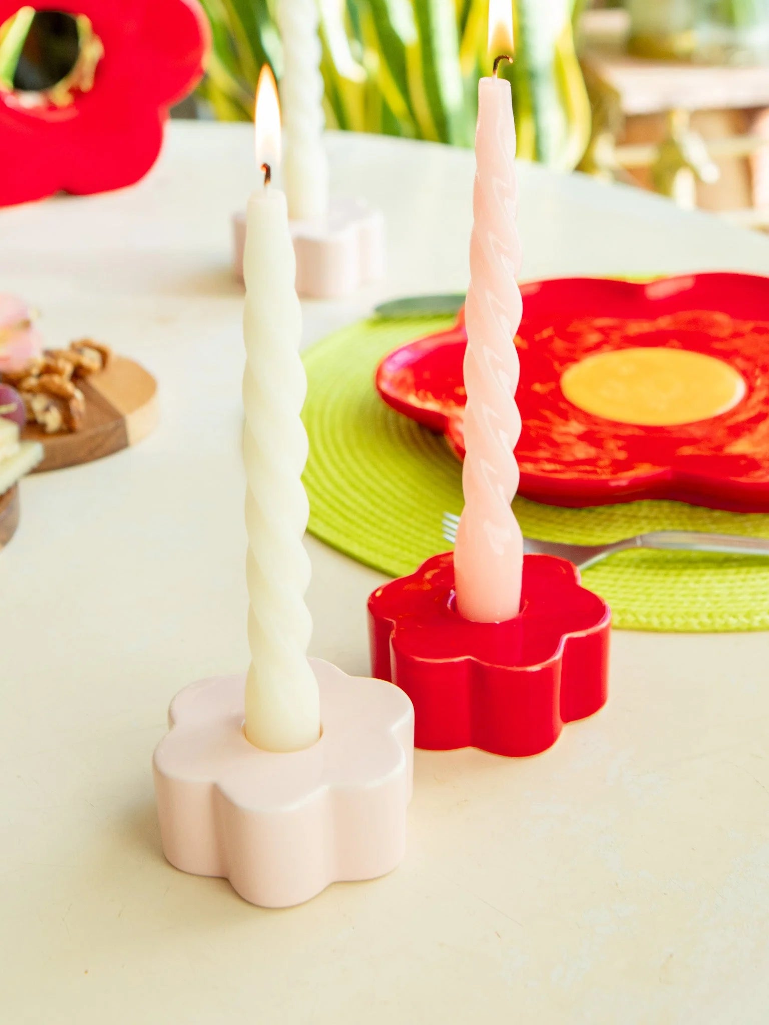 DOIY | CANDLE HOLDER DAISY - PINK