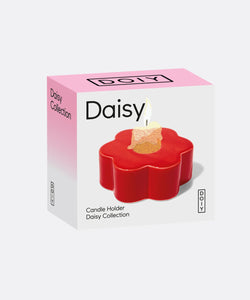 DOIY | CANDLE HOLDER DAISY - RED