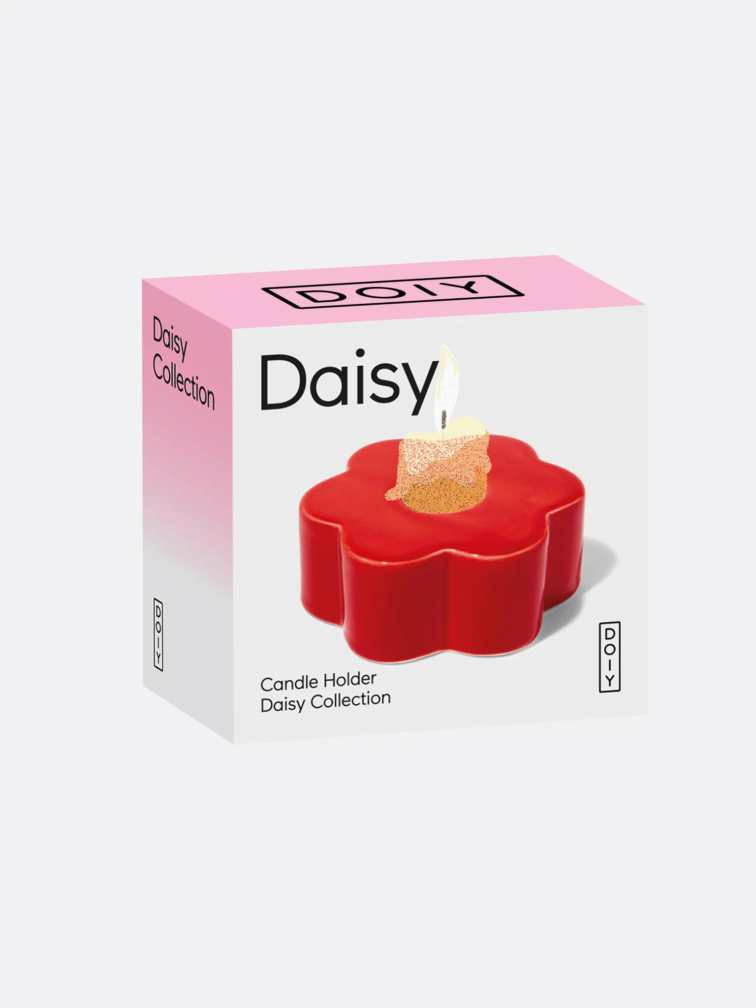 DOIY | CANDLE HOLDER DAISY - RED