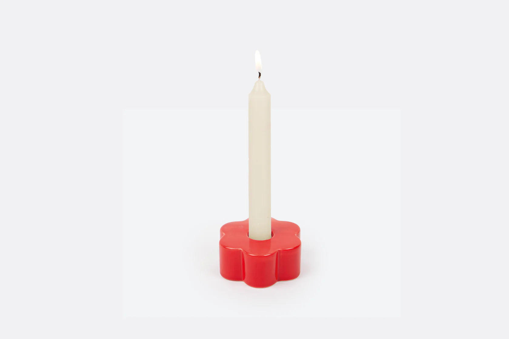 DOIY | CANDLE HOLDER DAISY - RED