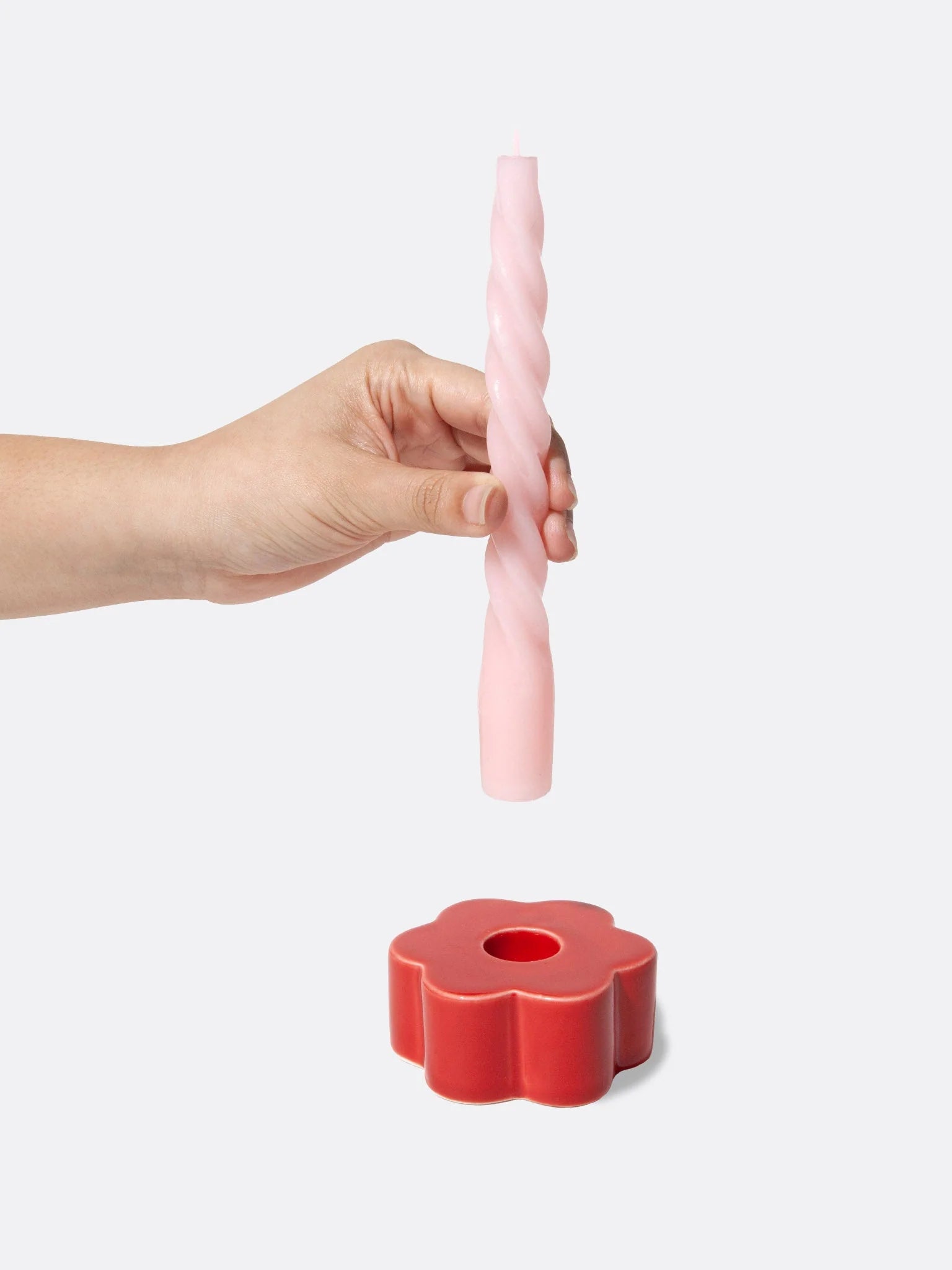 DOIY | CANDLE HOLDER DAISY - RED