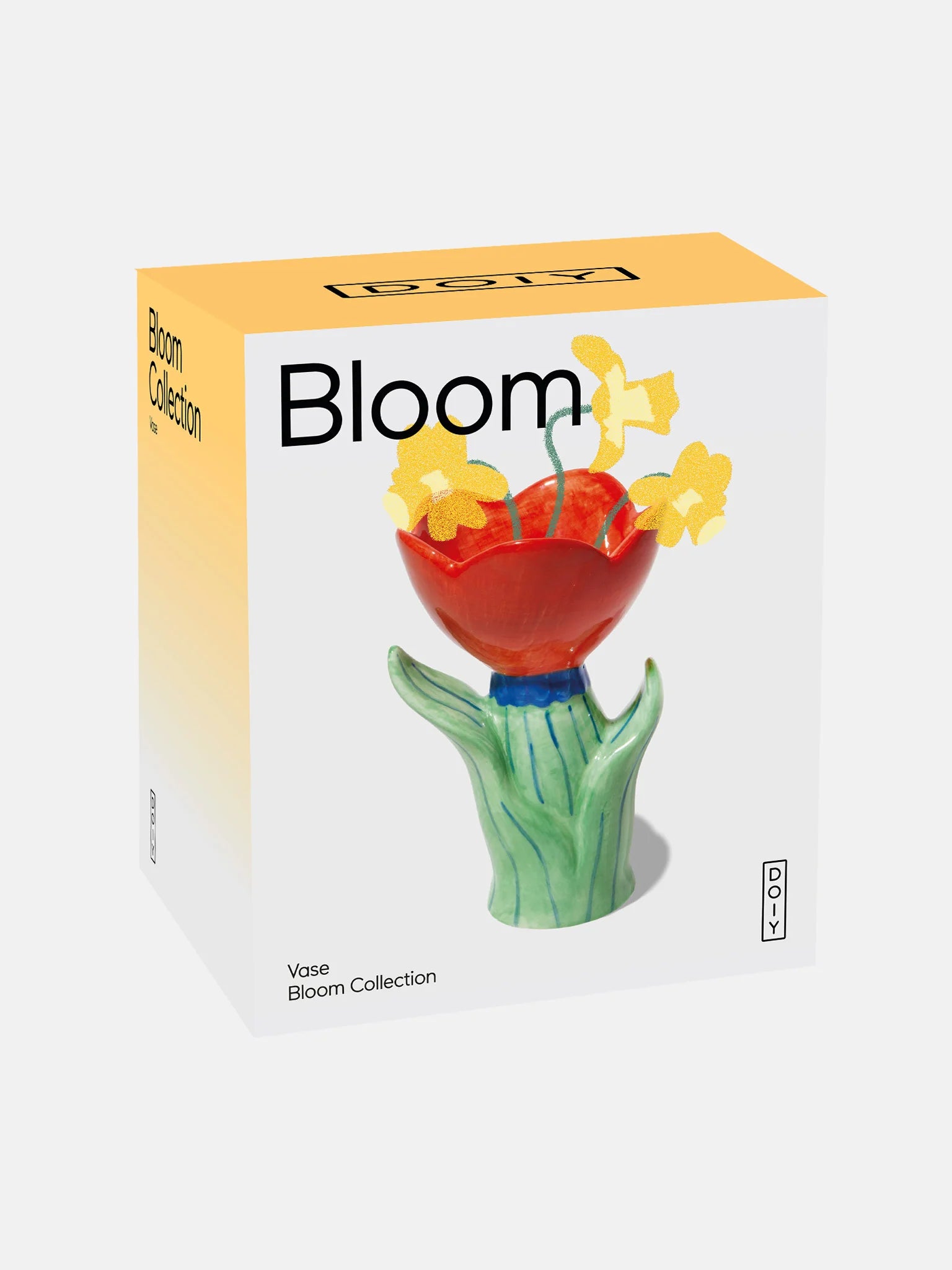 DOIY | VASE BLOOM SMALL - RED