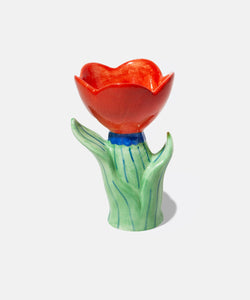 DOIY | VASE BLOOM SMALL - RED