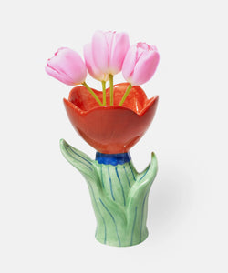 DOIY | VASE BLOOM SMALL - RED
