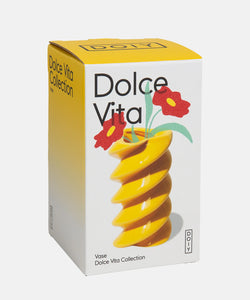 DOIY | DOLCE VITA FUSILLI VASE - YELLOW