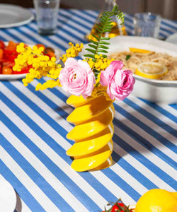 DOIY | DOLCE VITA FUSILLI VASE - YELLOW