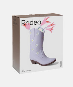 DOIY | RODEO COWBOY BOOT VASE - LILAC