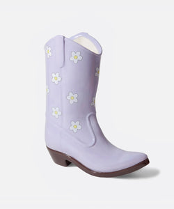 DOIY | RODEO COWBOY BOOT VASE - LILAC