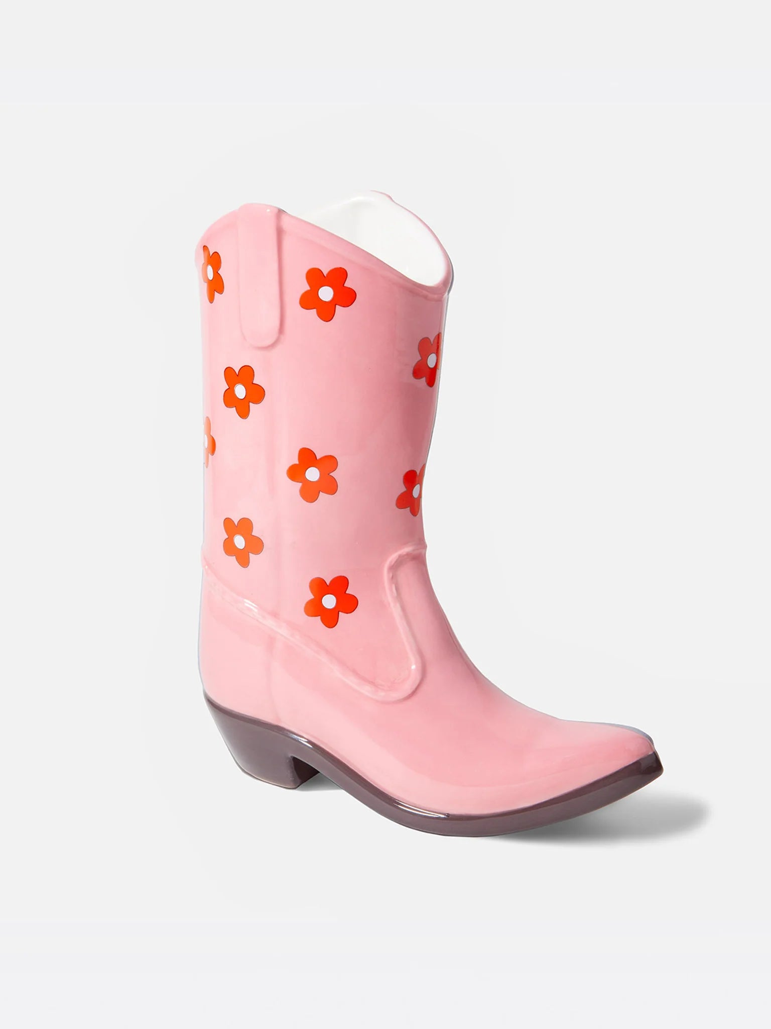 DOIY | RODEO COWBOY BOOT VASE - PINK
