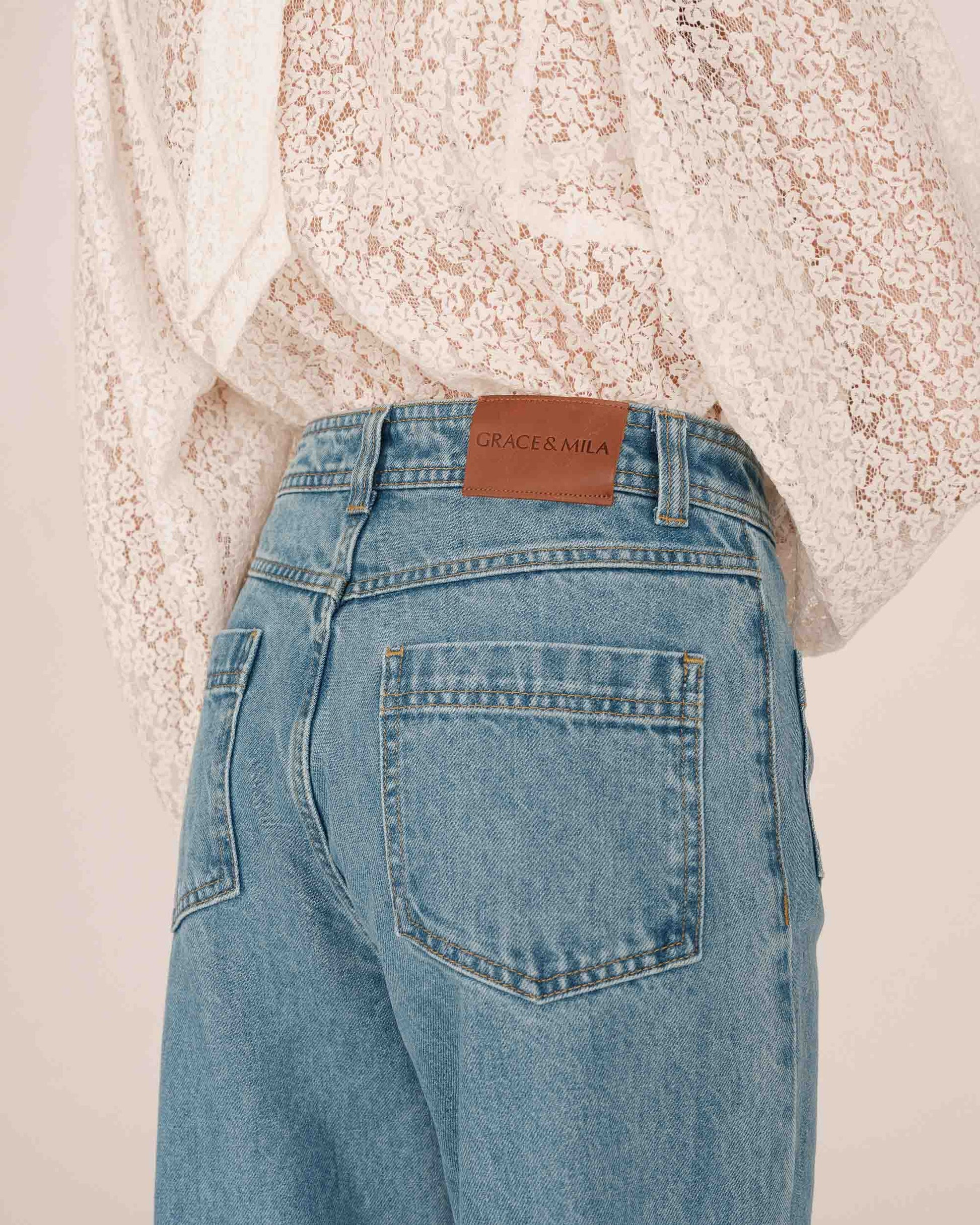 GRACE & MILA | JACOB JEANS - LIGHT BLUE