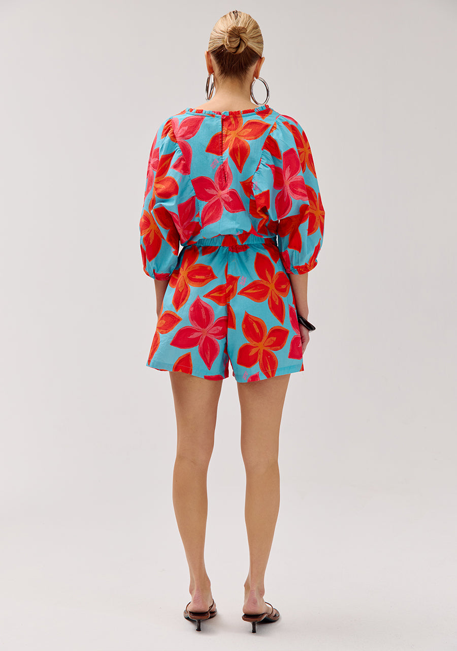 HARPER & YVE |  MELLY SS PLAYSUIT - FRAGILE FLOWER