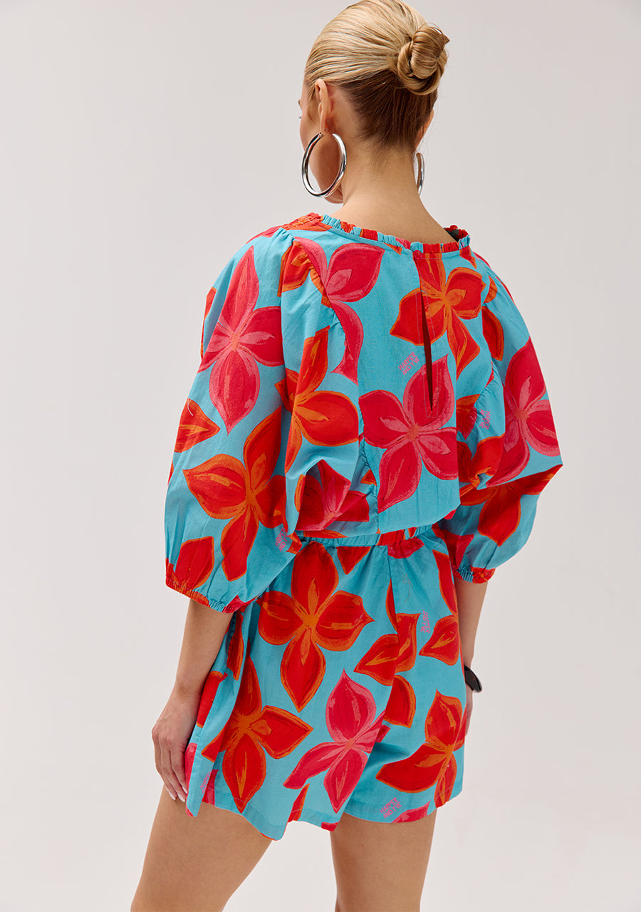 HARPER & YVE |  MELLY SS PLAYSUIT - FRAGILE FLOWER