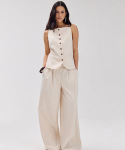 HARPER & YVE | MASON PANTS - ECRU