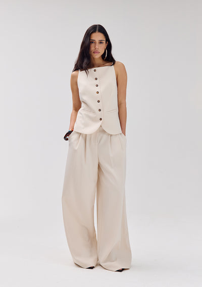 HARPER & YVE | MASON PANTS - ECRU