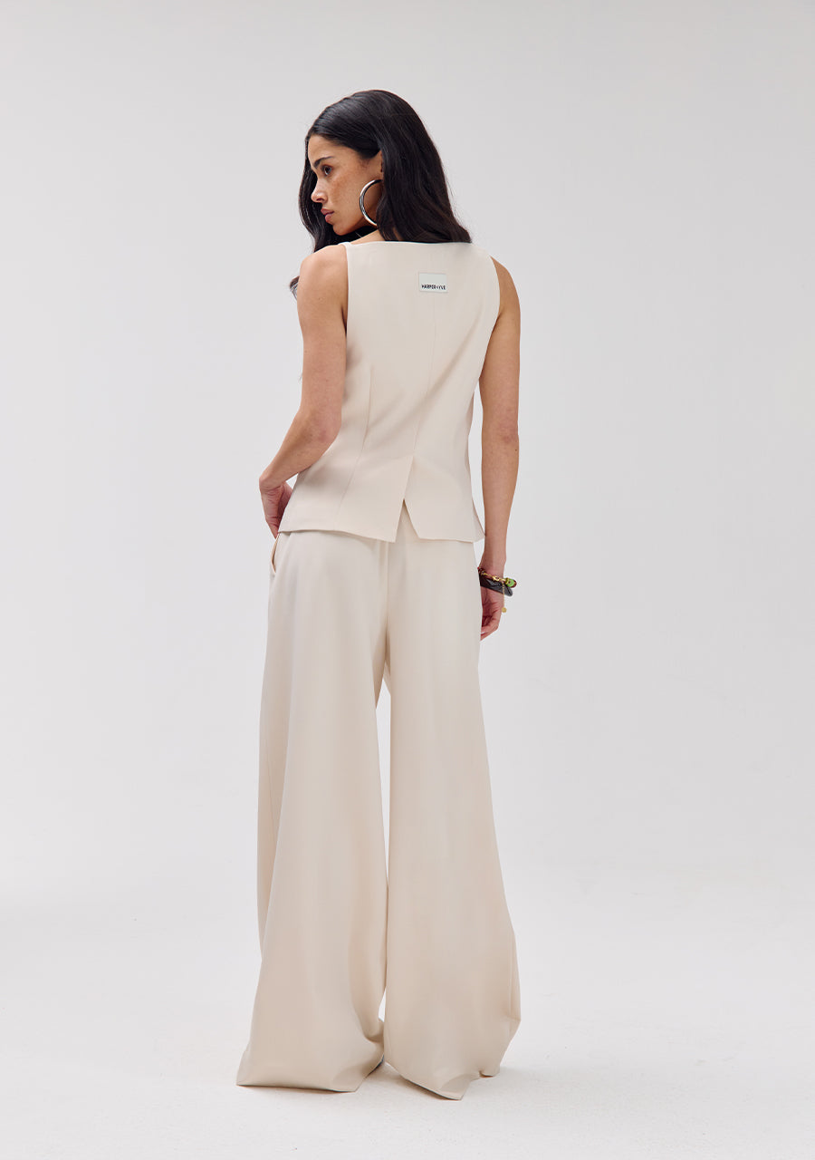 HARPER & YVE | MASON PANTS - ECRU