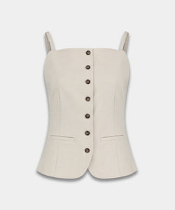 HARPER & YVE | REY GILET - ECRU