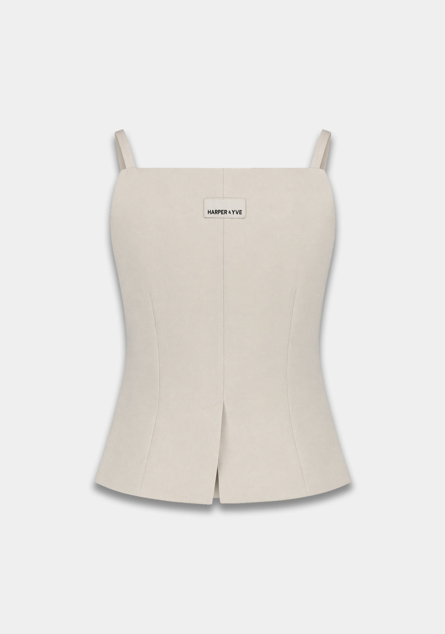 HARPER & YVE | REY GILET - ECRU