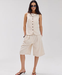 HARPER & YVE | REY GILET - ECRU