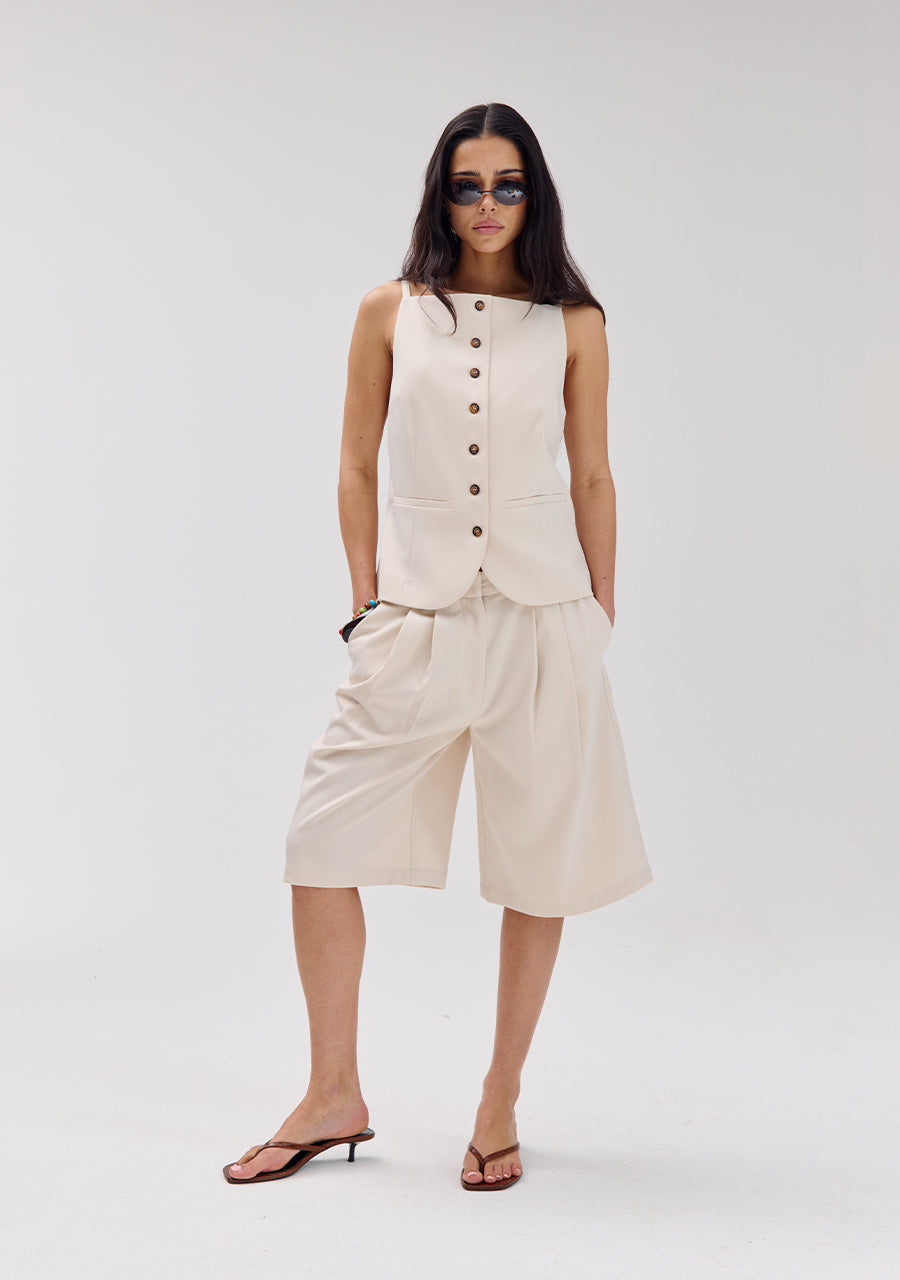 HARPER & YVE | REY GILET - ECRU
