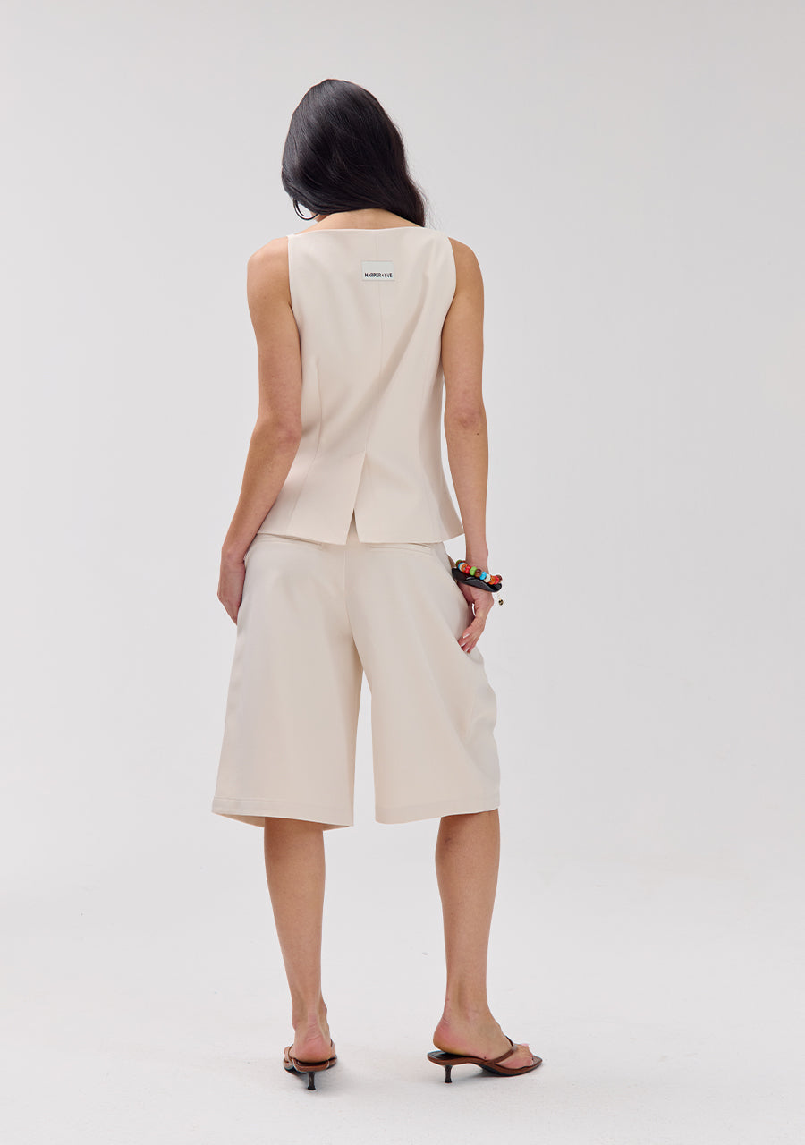 HARPER & YVE | REY GILET - ECRU