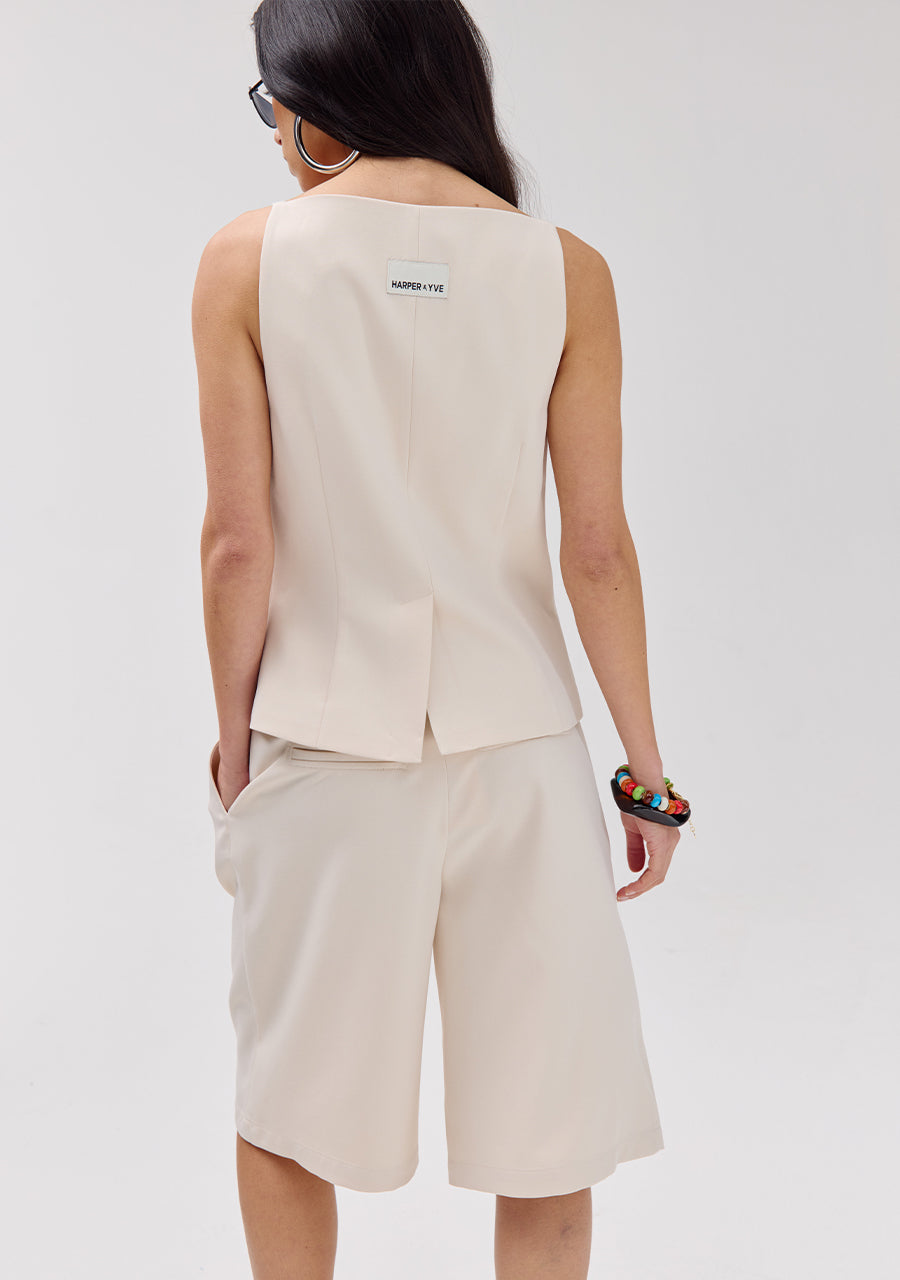 HARPER & YVE | REY GILET - ECRU