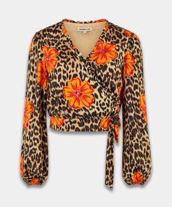HARPER & YVE | FLORA LS TOP - LEXIE LEOPARD BLOOM