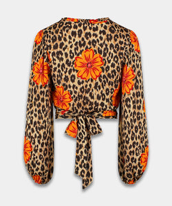 HARPER & YVE | FLORA LS TOP - LEXIE LEOPARD BLOOM
