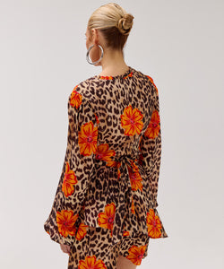 HARPER & YVE | FLORA LS TOP - LEXIE LEOPARD BLOOM