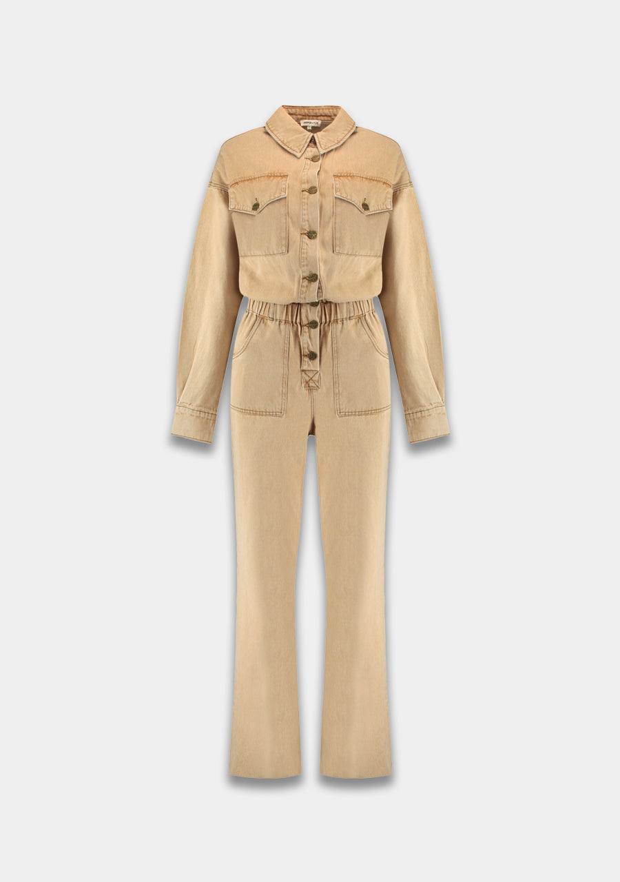 HARPER & YVE |  JACKY JUMPSUIT - BEIGE