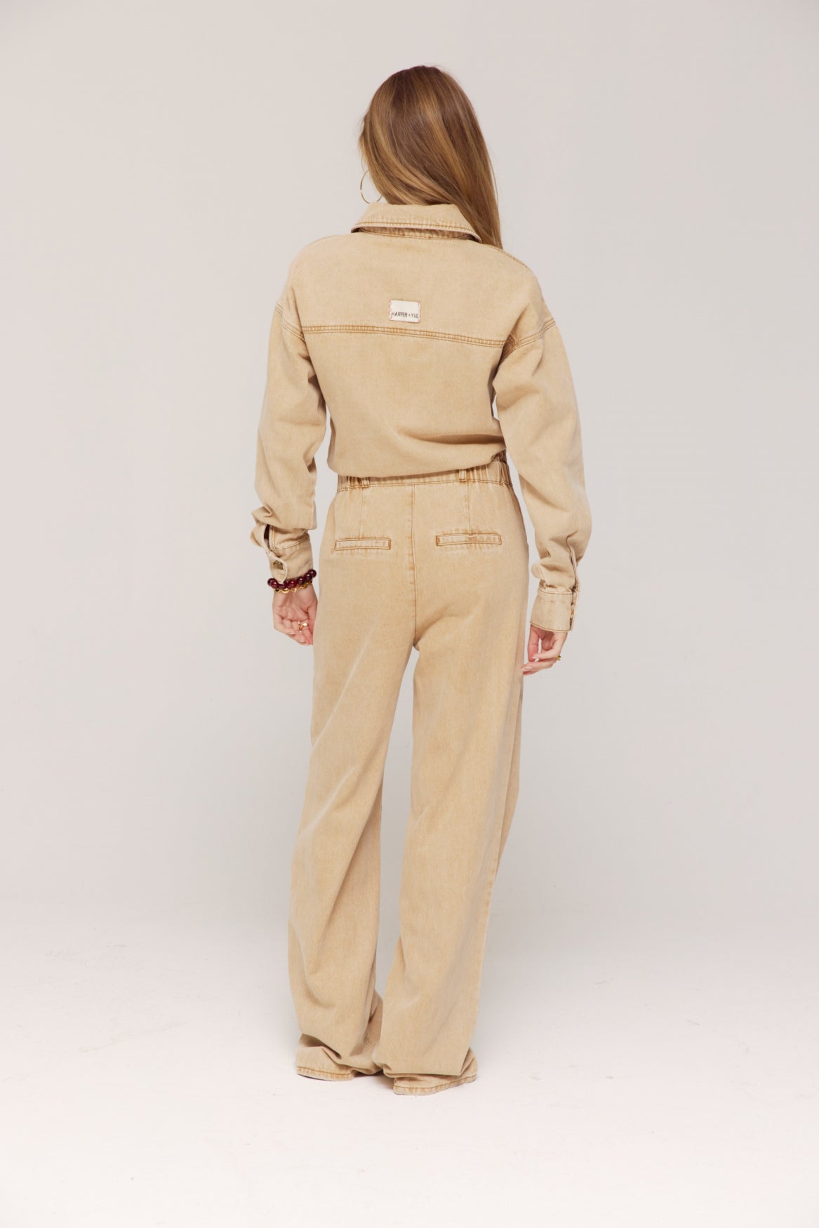 HARPER & YVE |  JACKY JUMPSUIT - BEIGE