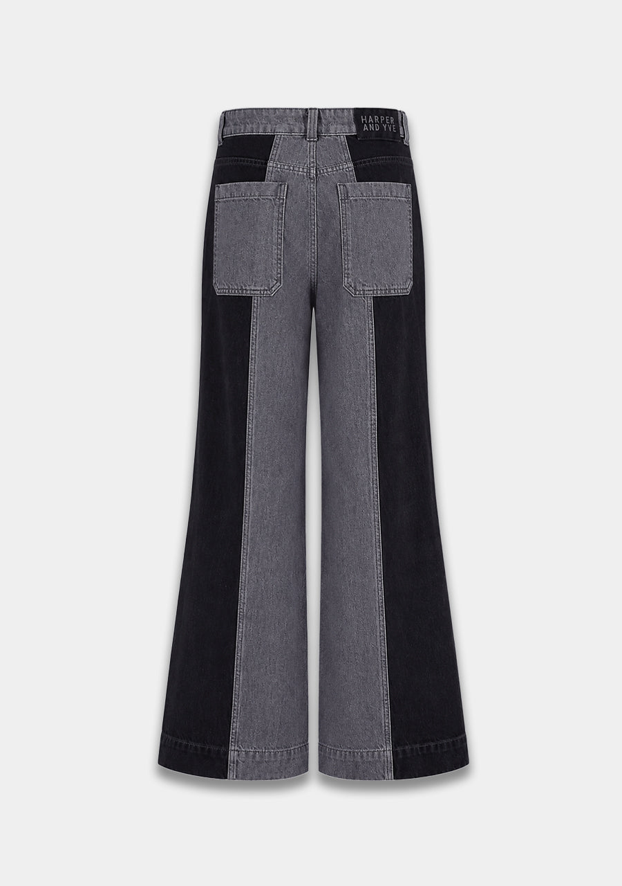 HARPER & YVE | MADELYNN JEANS - DARK/LIGHT GREY