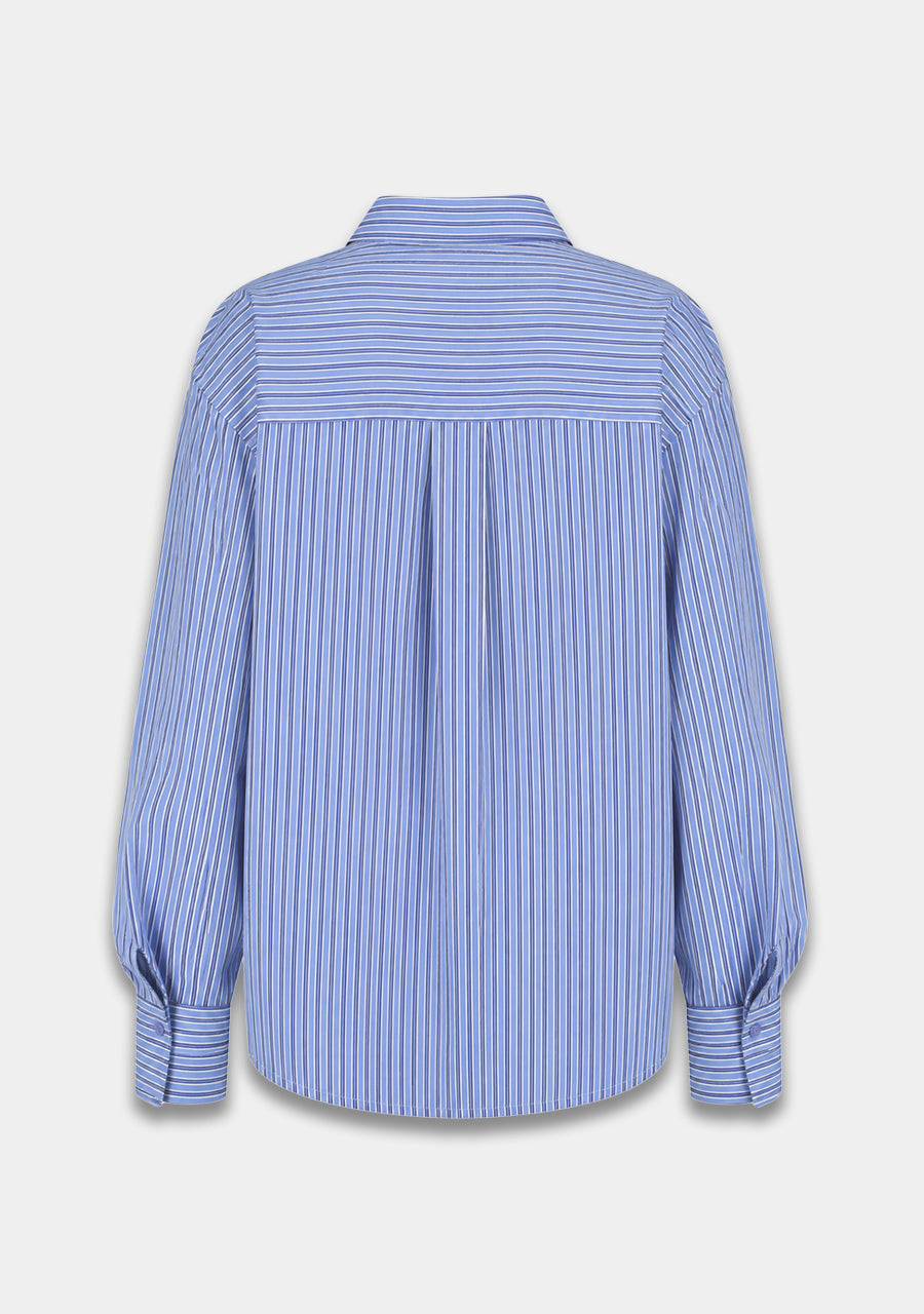 HARPER & YVE | TED LS TOP - STRIPE BLUE