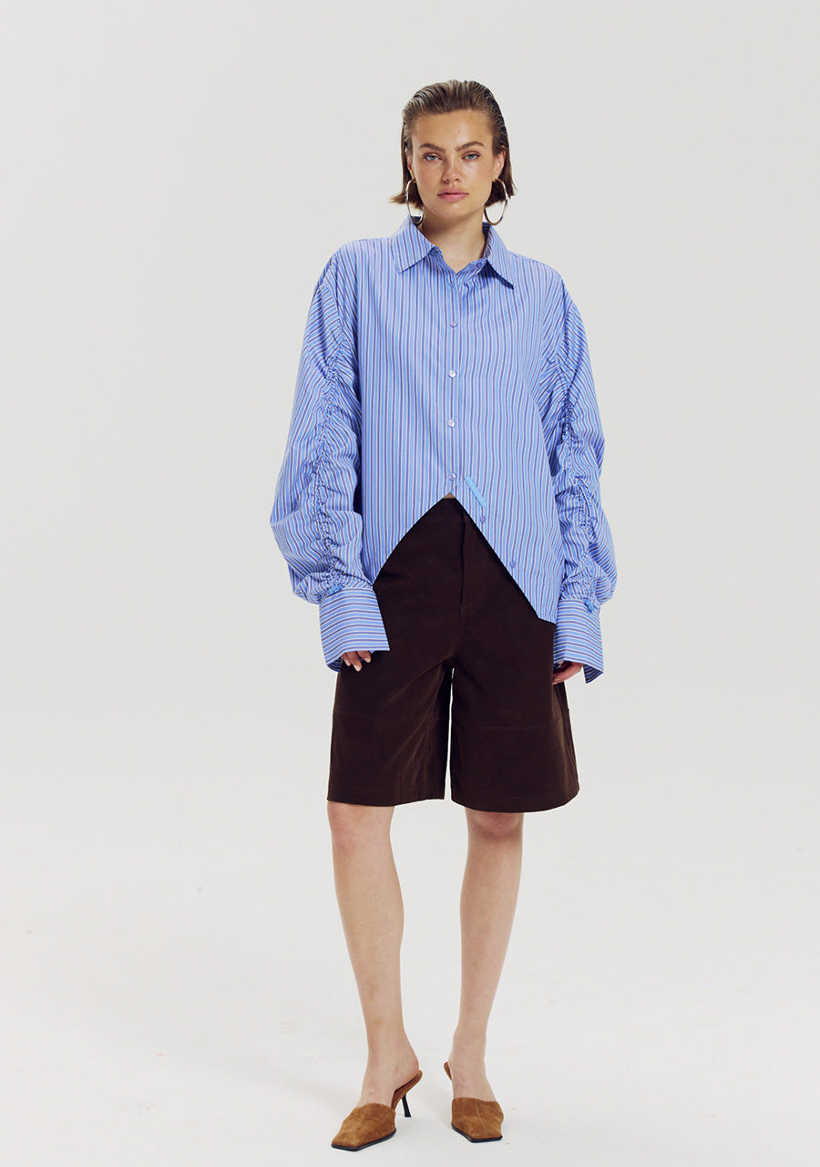 HARPER & YVE | TED LS TOP - STRIPE BLUE