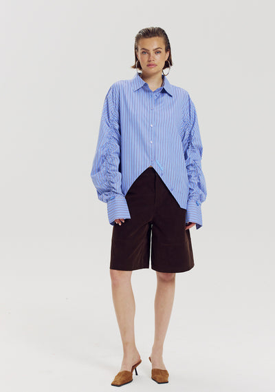 HARPER & YVE | TED LS TOP - STRIPE BLUE