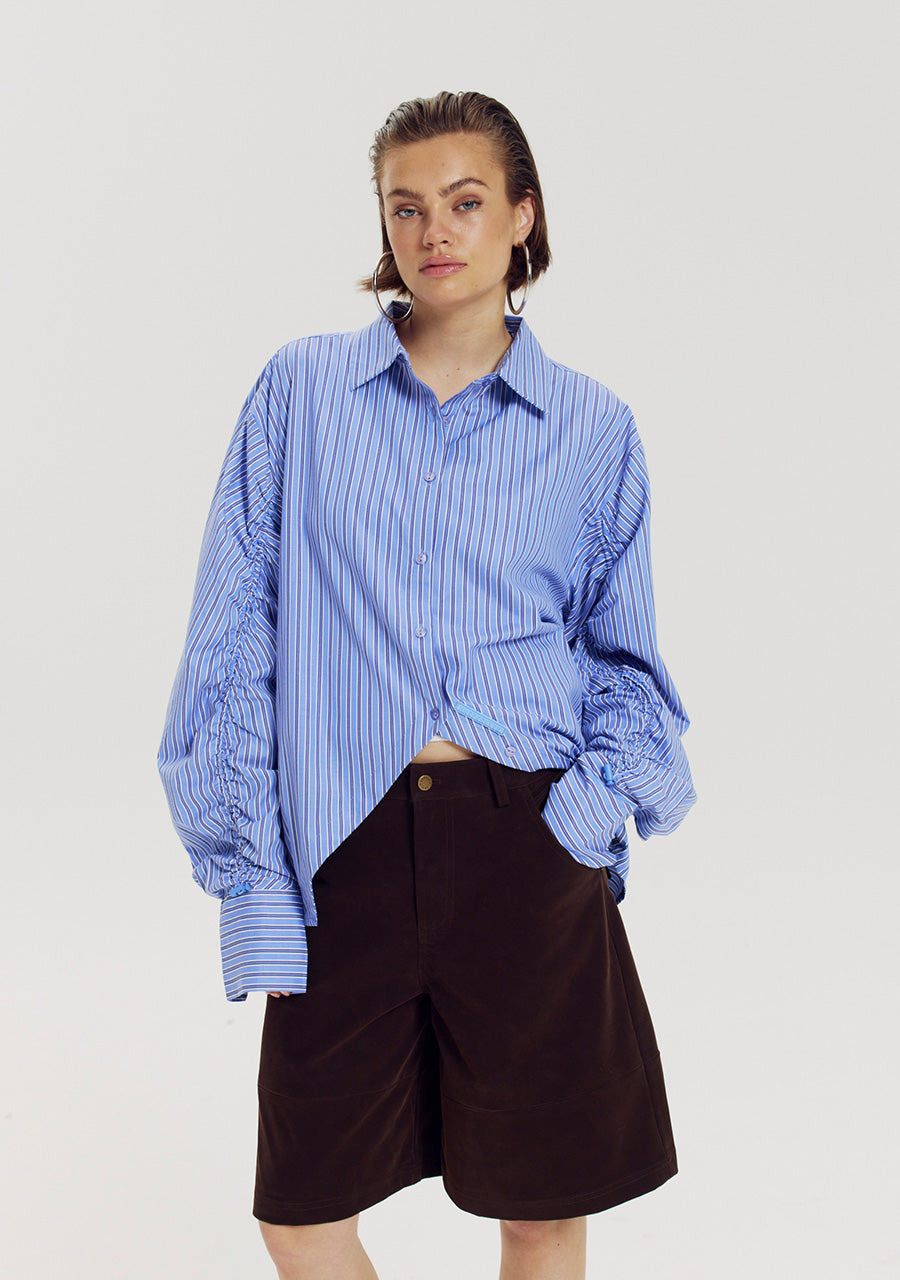 HARPER & YVE | TED LS TOP - STRIPE BLUE