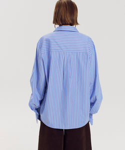 HARPER & YVE | TED LS TOP - STRIPE BLUE